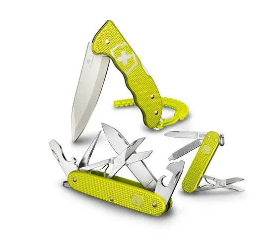 Victorinox Alox Limited Edition 2023 Electric Yellow - Complete Set Victorinox Alox Limited Edition 2023 Electric Yellow - Complete Set