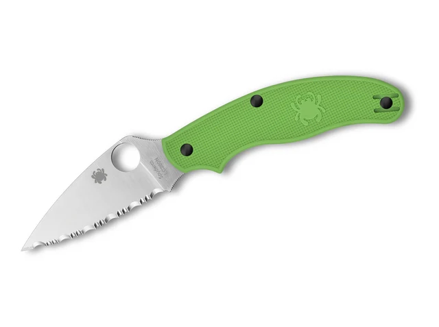 Spyderco UK Pen Knife Salt Green LC200N SpyderEdge