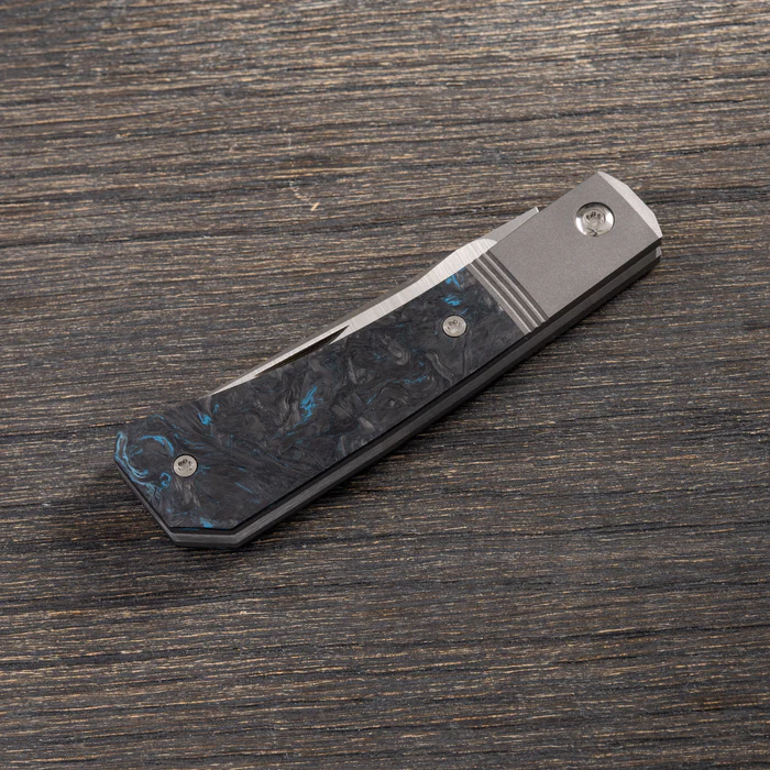 Jack Wolf Knives Pioneer Jack Fat Carbon Dark Matter Blue  – Image 6