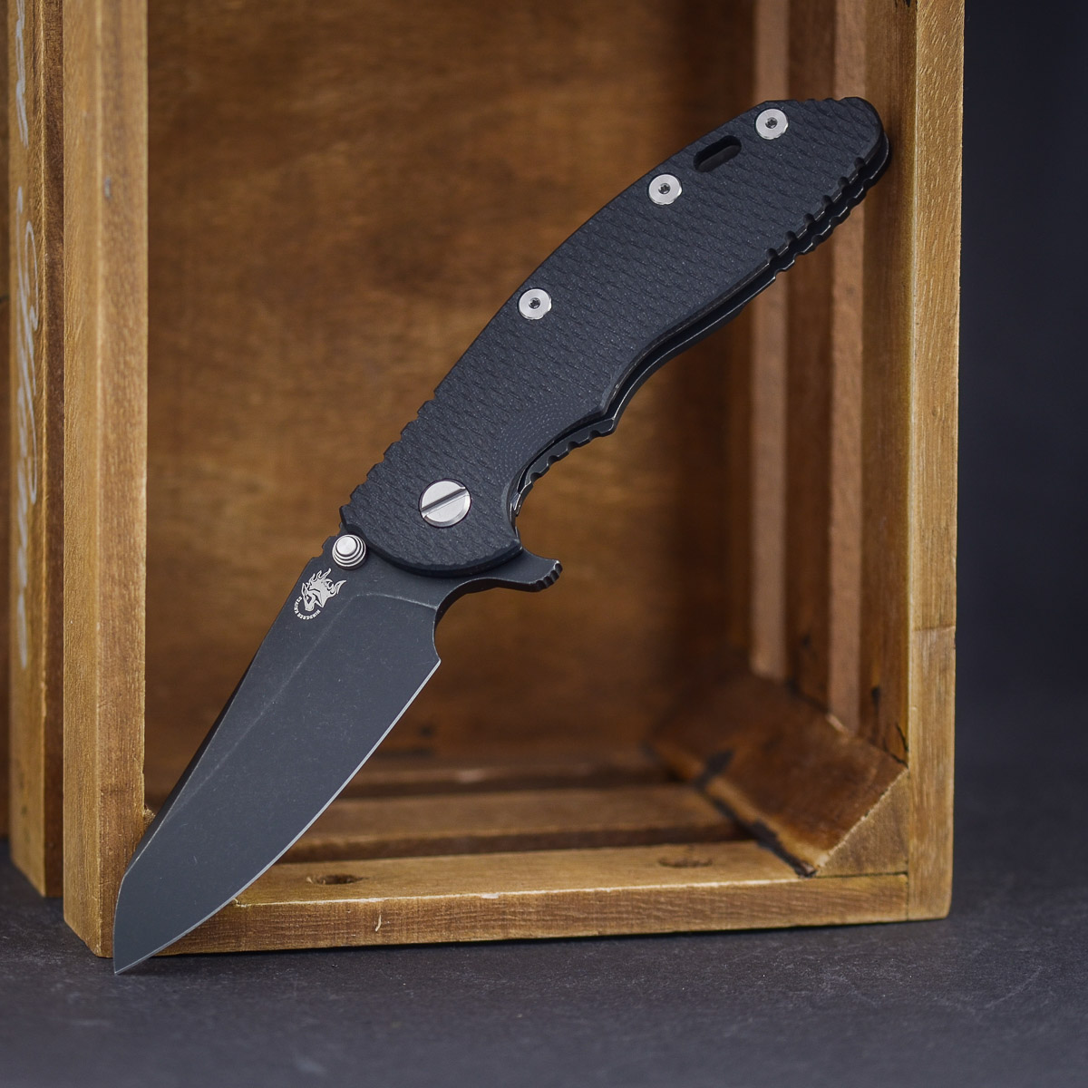 Rick Hinderer XM-18 3.5" Sheepsfoot DLC