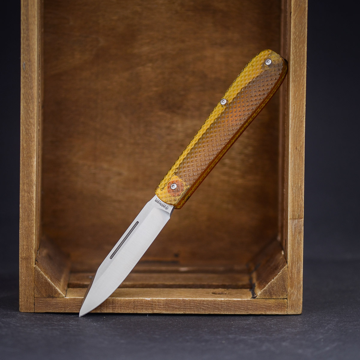 Böker Coffin Ultem polished