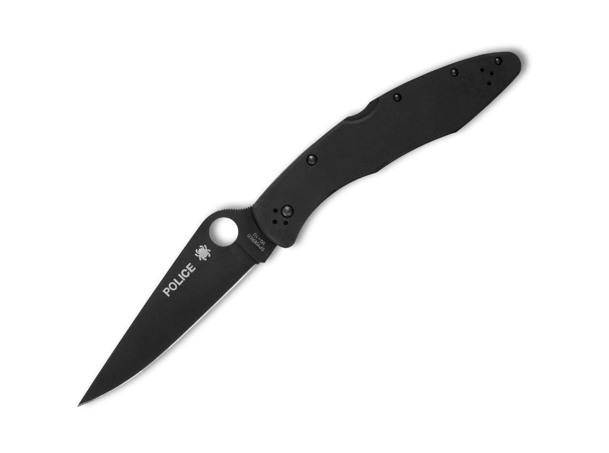 Spyderco Police 4 All Black Spyderco Police 4 All Black