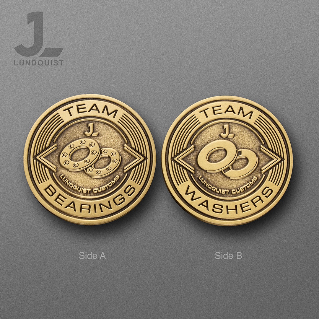 Justin Lundquist Coin, Team Washers vs Team Bearring