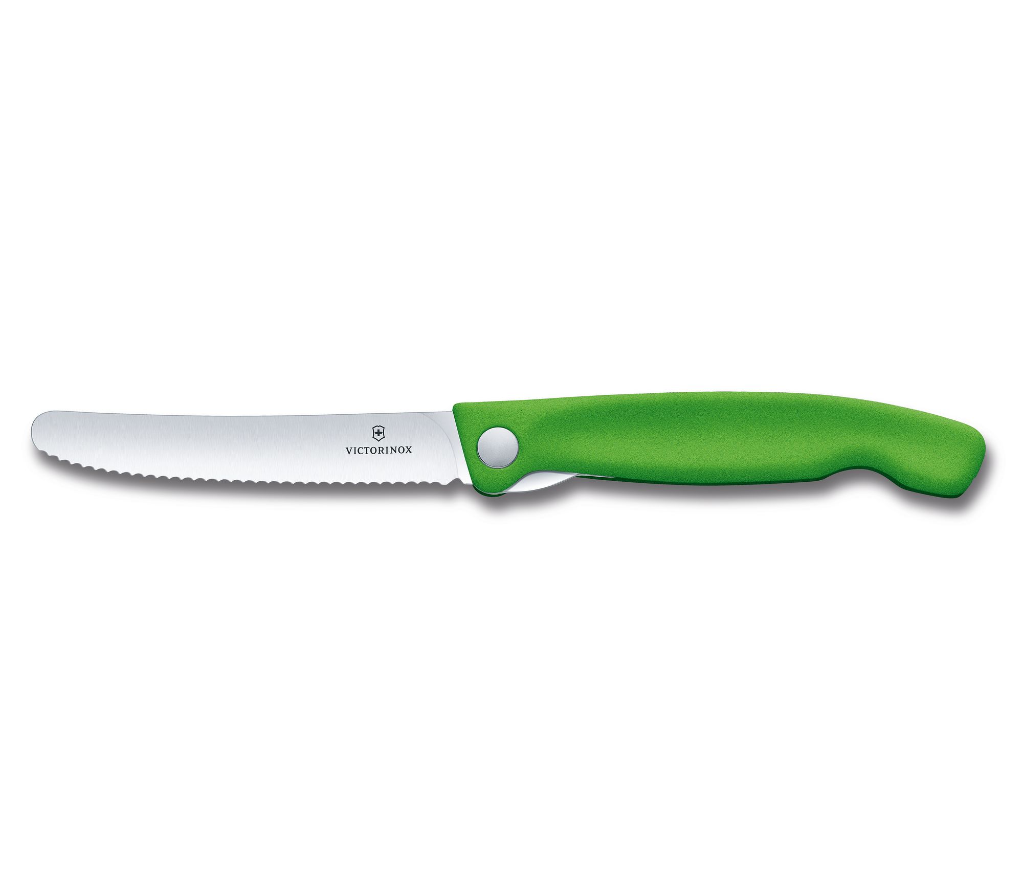 Victorinox Swiss Classic Faltbares Gemüsemesser glatt grün 