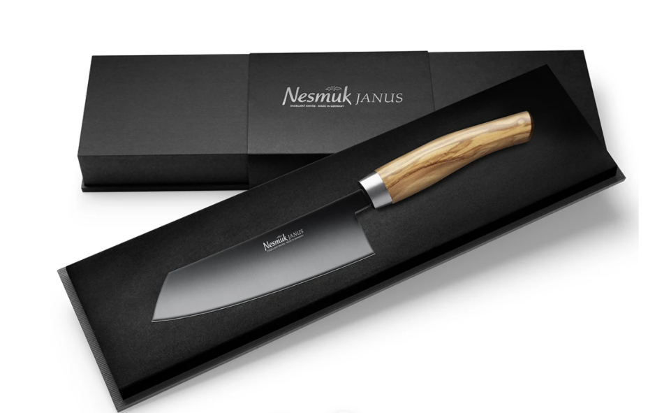 Nesmuk Janus chef's knife 14cm olive