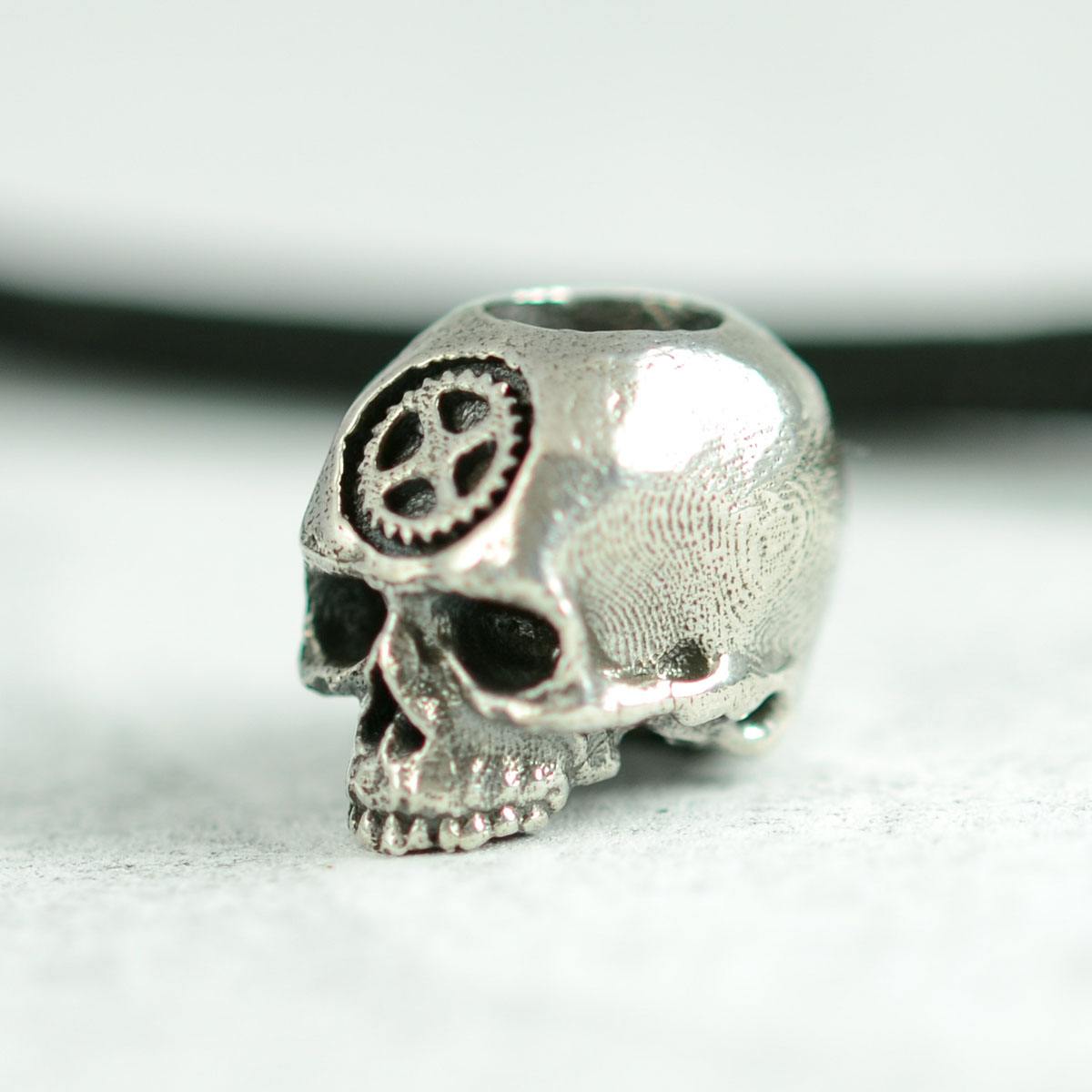 BeadSilberTempusFugit-3 Lanyard Bead Carpe Diem EDC Tempus Fugit