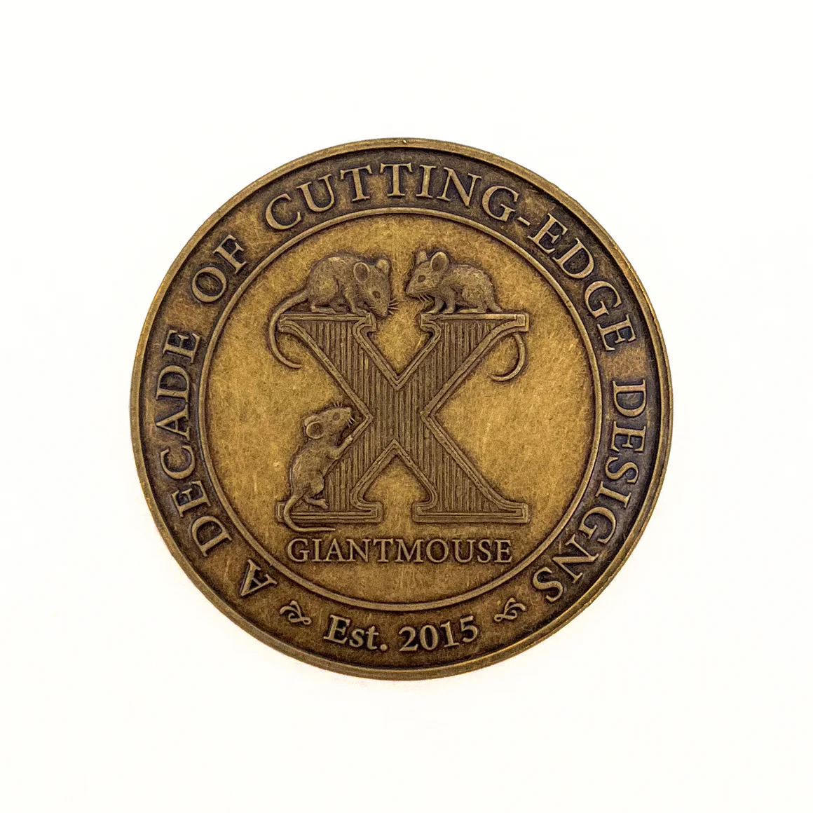 Giantmouse 10 Year Jubilee Coin