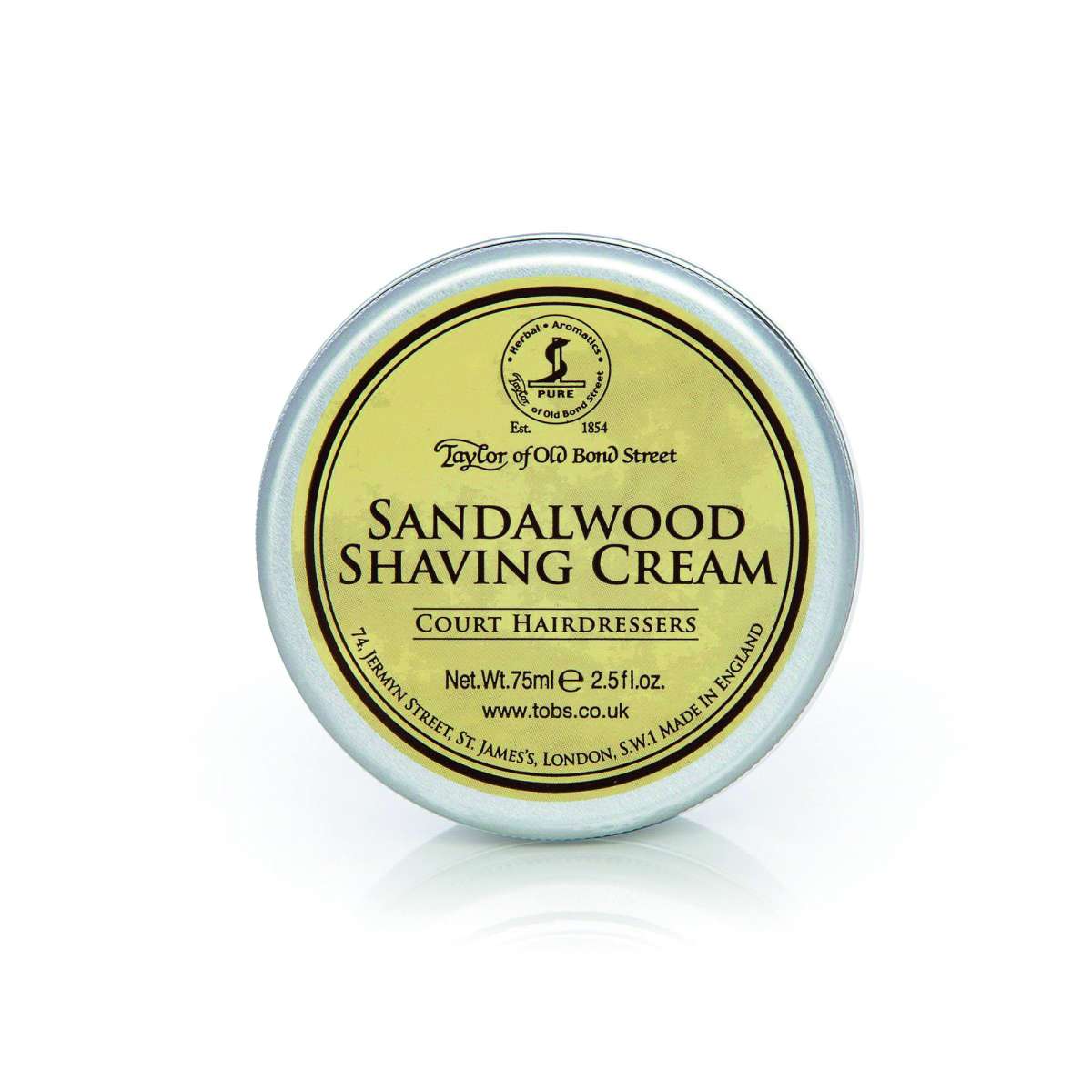 Erbe Solingen Taylor Sandalwood Shaving Cream 75ml  – Image 2