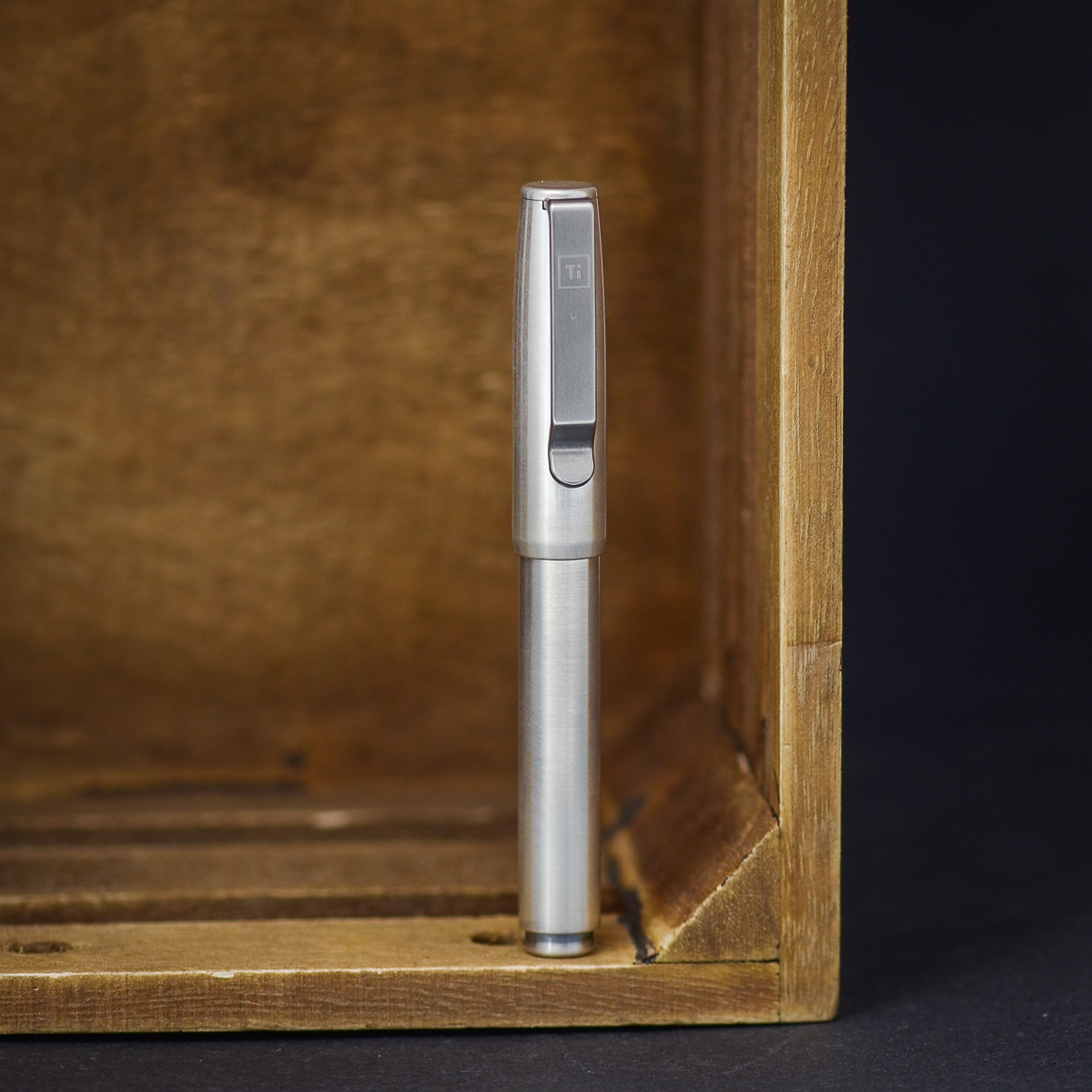 Big Idea Design Fountain EDC Pen Silverplated