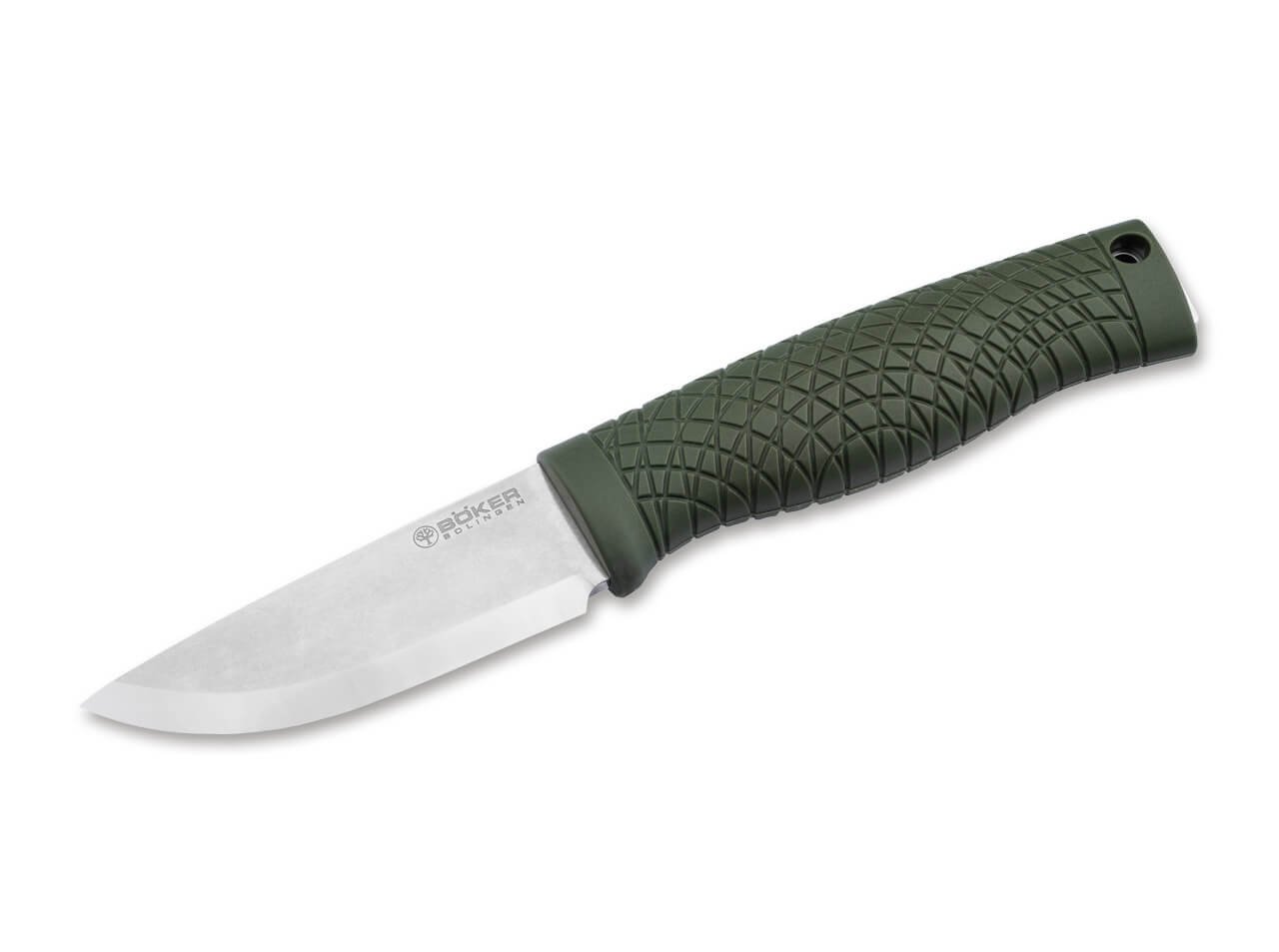 Böker Bronco Mini CPM3V Green Scandi Klinge, Dolch, Messer, Waffe