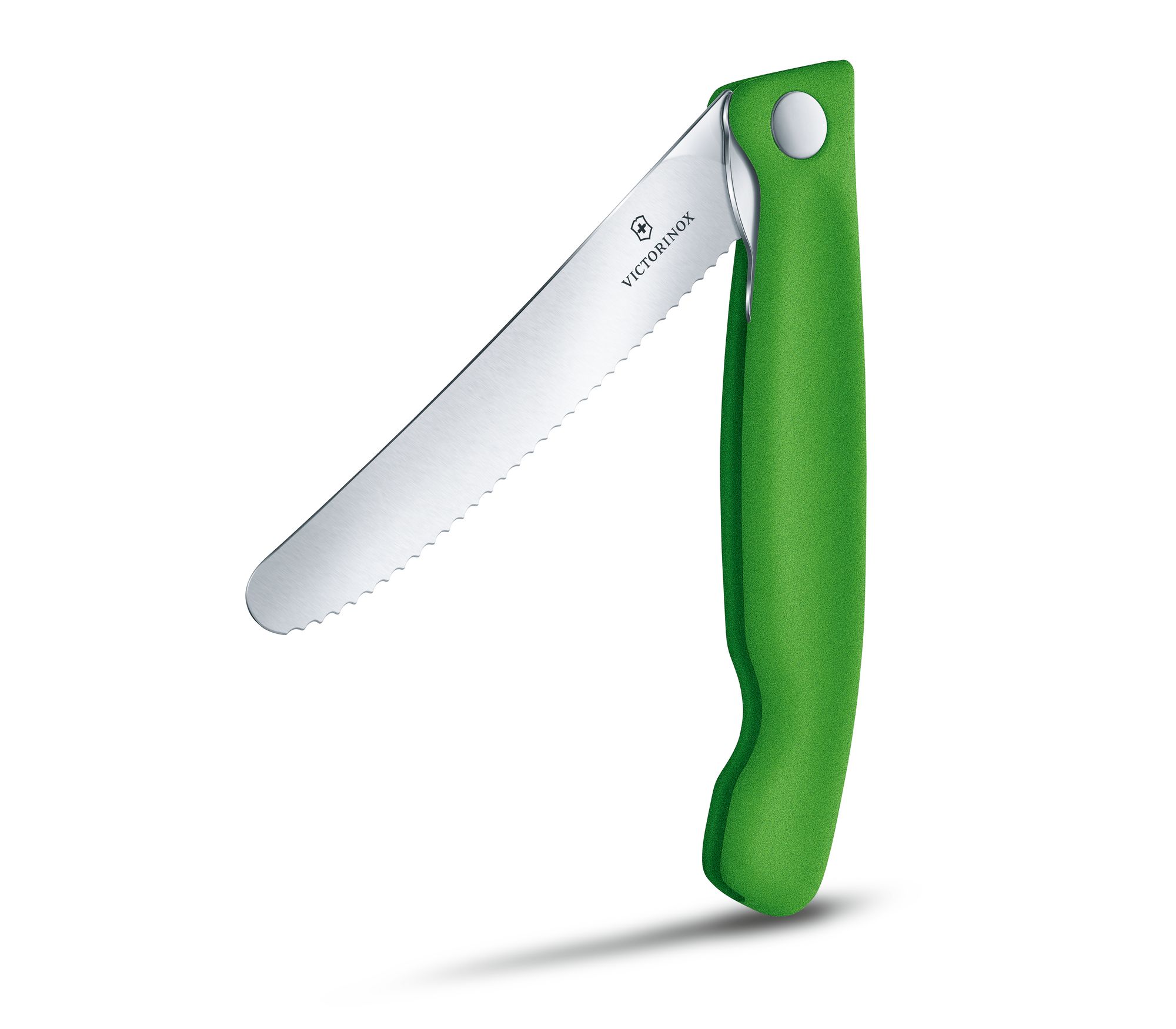 Victorinox Swiss Classic Faltbares Gemüsemesser glatt grün 