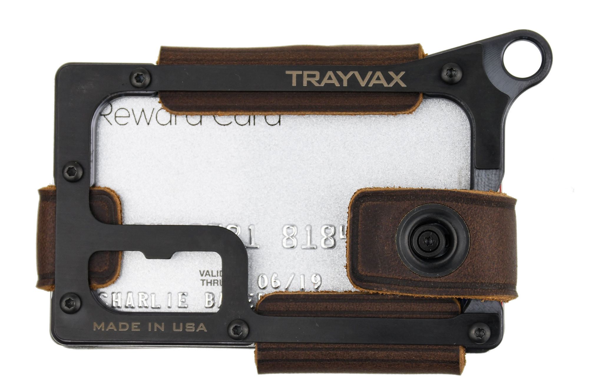 Trayvax Contour Wallet Black