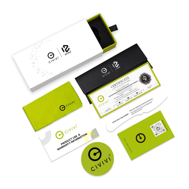 Civivi Elementum Crossbar Lock Nebula FatCarbon Fiber – Image 6