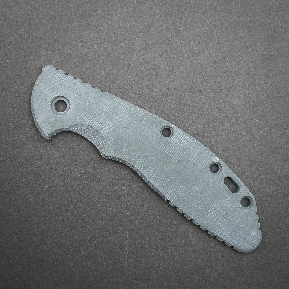 Rick Hinderer XM24 Micarta Scale Smooth Black RH3SBl