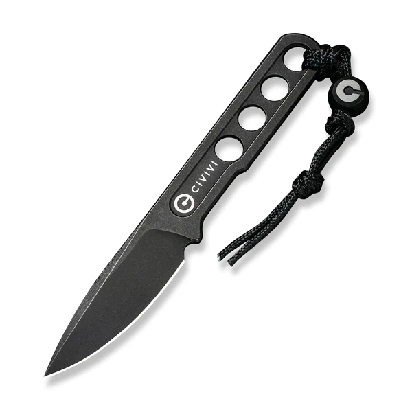 Vero Engineering Vero Impulse Thin EDC Pocket Knife - Blackwashed Blade /  Blackwashed Handle, Pocket Knives