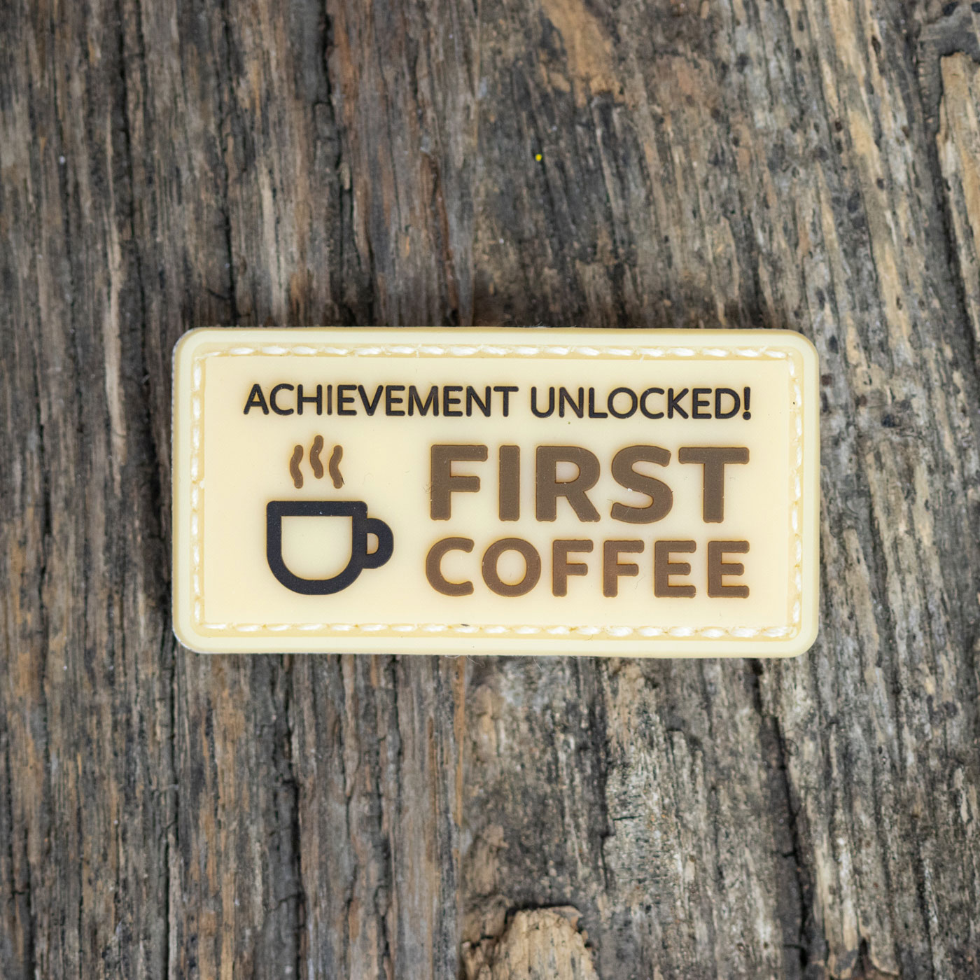 First Coffee Achievement Patch 