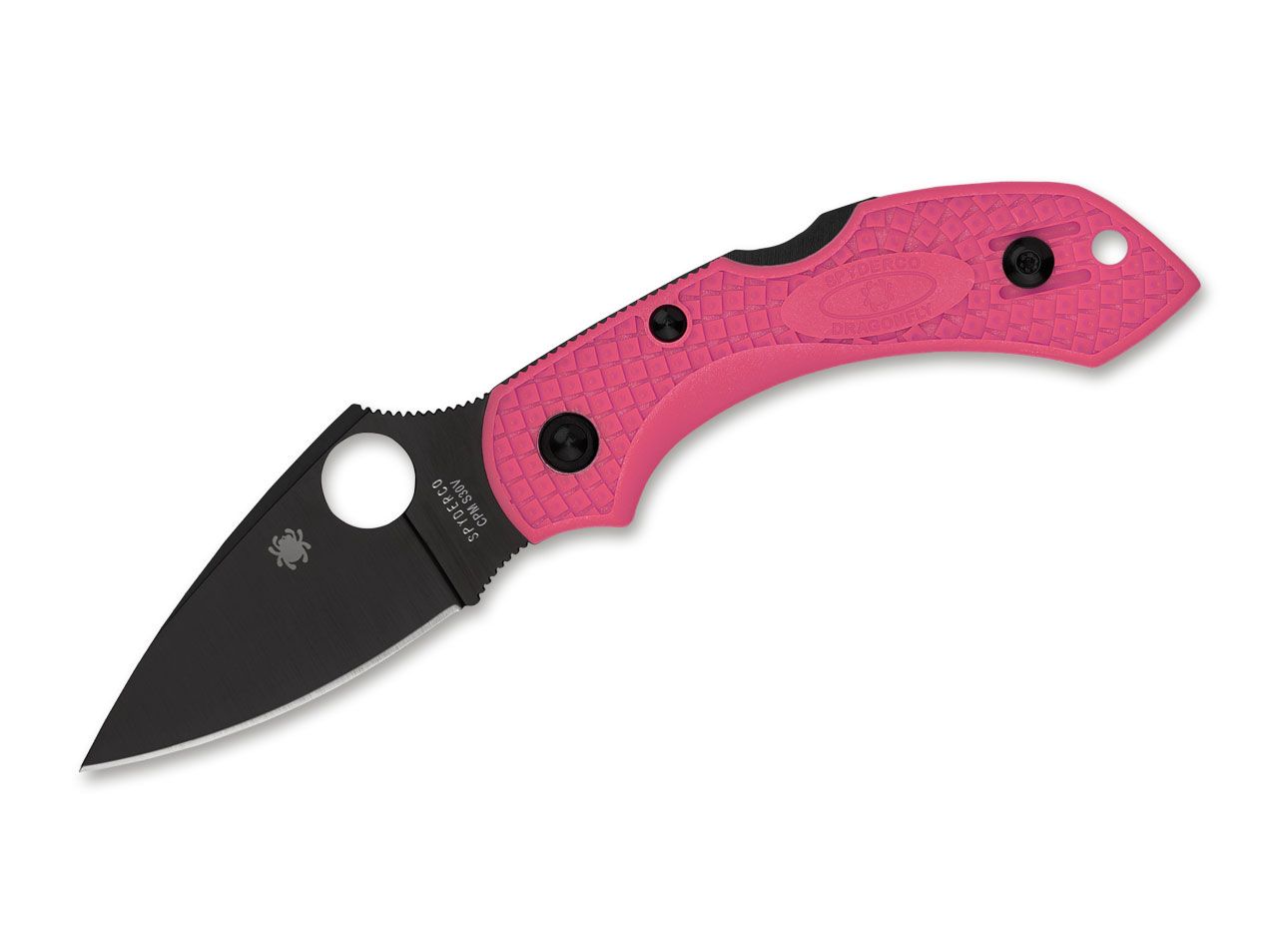 SpydercoDragonflypinkblack Spyderco Dragonfly 2 Lightweight Pink