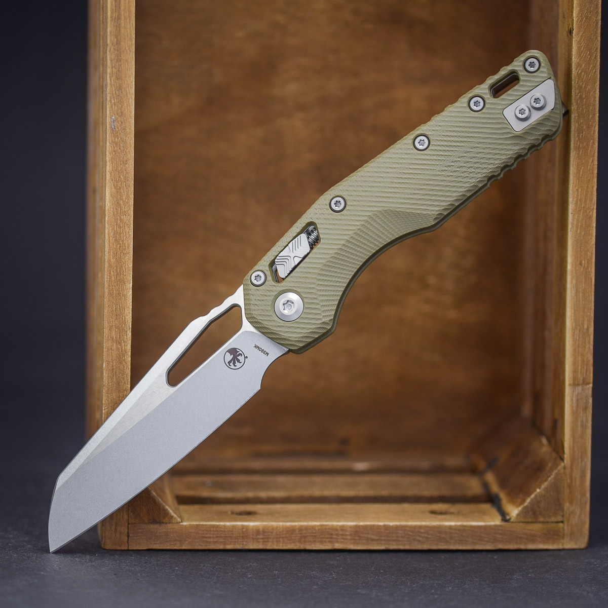 Microtech MSI Fluted G10 OD Stonewashed Standard Klinge, Messer, Waffe, Dolch