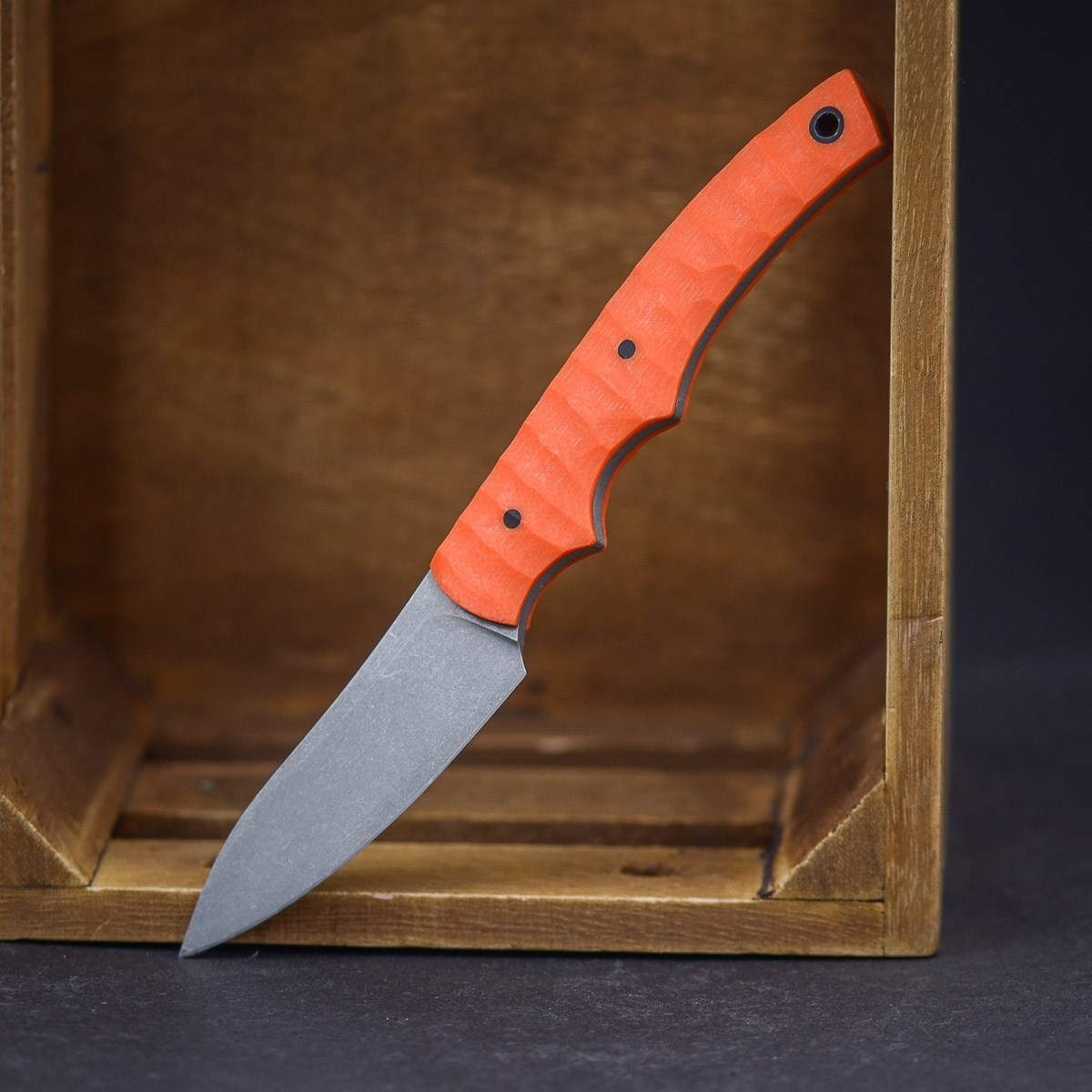 Heidi Blacksmith G10 Orange Sheepfoot Heidi Blacksmith G10 Orange Sheepfoot