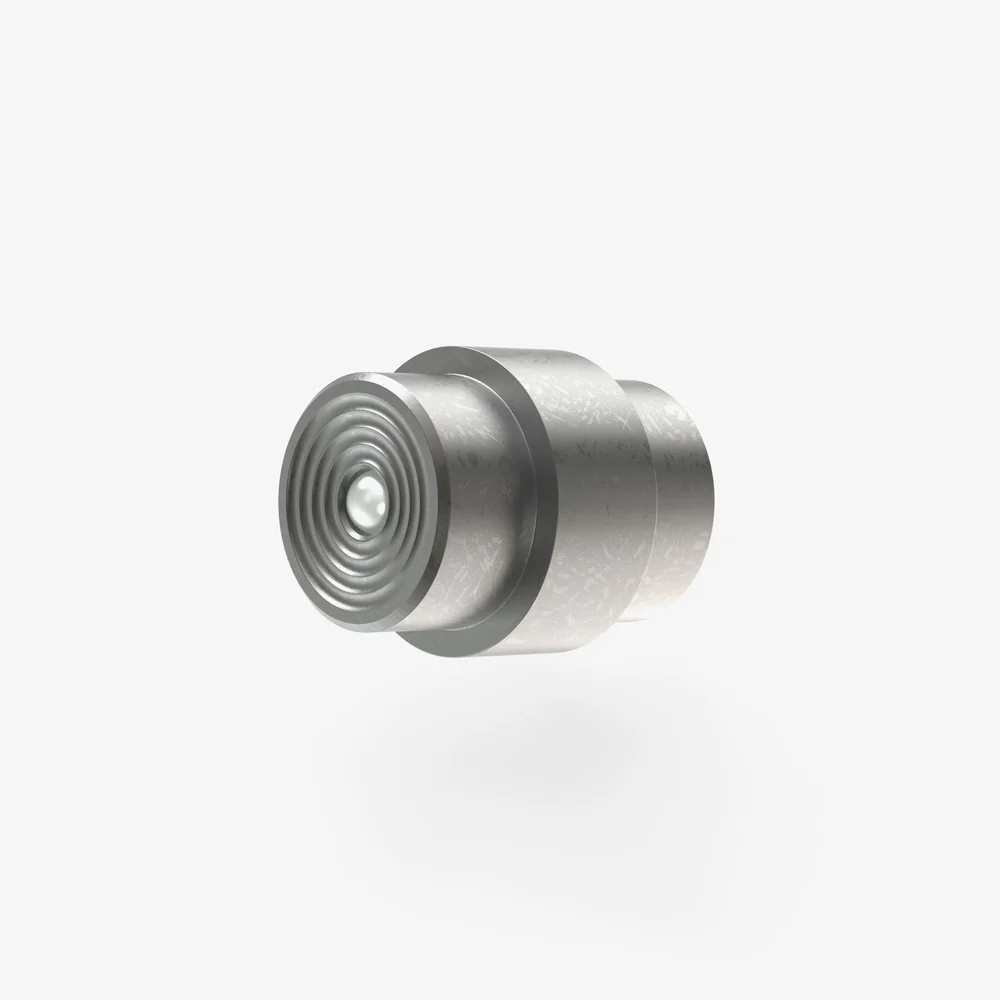 Flytanium Lanyard Hole Stopper - Titanium Satin / Green – Image 1