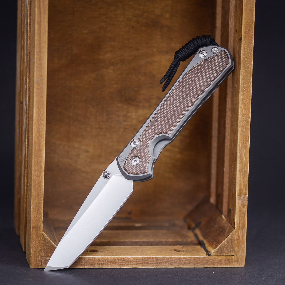 Chris Reeve Sebenza Micarta Natural Glass Blasted   – Bild 3