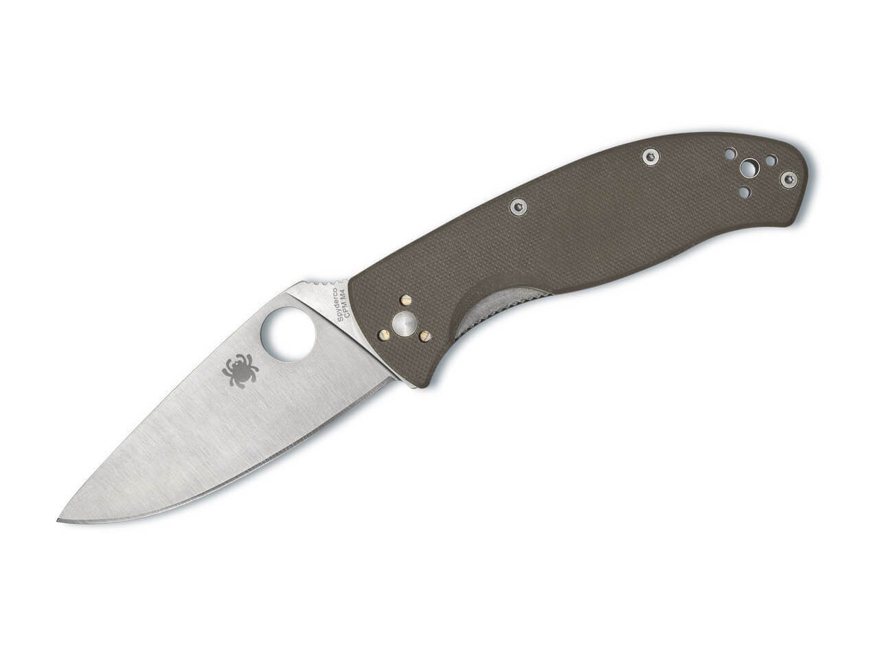 Spyderco Tenacious CPM M4 G10 Brown PlainEdge 